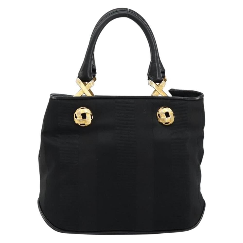 Salvatore Ferragamo Nylon Handbag Black